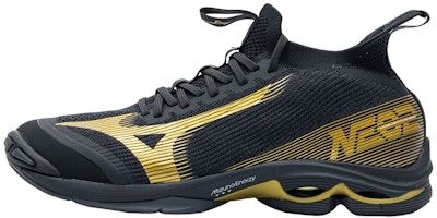 Mizuno Wave Lightning Neo 'Black Gold' V1GA220241 Mizuno Wave Lightning Neo 'Black Gold' V1GA220241