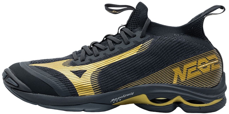 Mizuno Wave Lightning Neo 'Black Gold' V1GA220241 Buy Mizuno Wave Lightning Neo 'Black Gold' V1GA220241