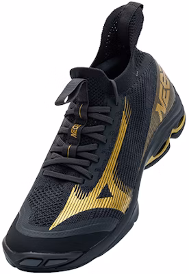 Mizuno Wave Lightning Neo 'Black Gold' V1GA220241 Order Mizuno Wave Lightning Neo 'Black Gold' V1GA220241