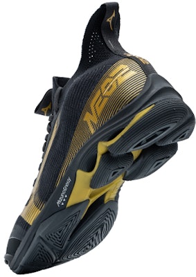 Mizuno Wave Lightning Neo 'Black Gold' V1GA220241 Lookbook Mizuno Wave Lightning Neo 'Black Gold' V1GA220241