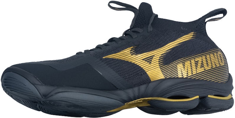Mizuno Wave Lightning Neo 'Black Gold' V1GA220241 Purchase Mizuno Wave Lightning Neo 'Black Gold' V1GA220241