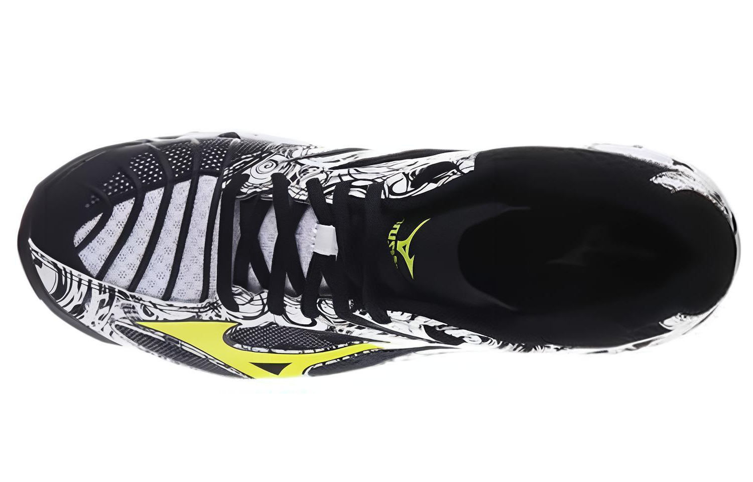 Lookbook Mizuno Wave Lightning Z3 ''Noir Blanc Jaune'' V1GA170088