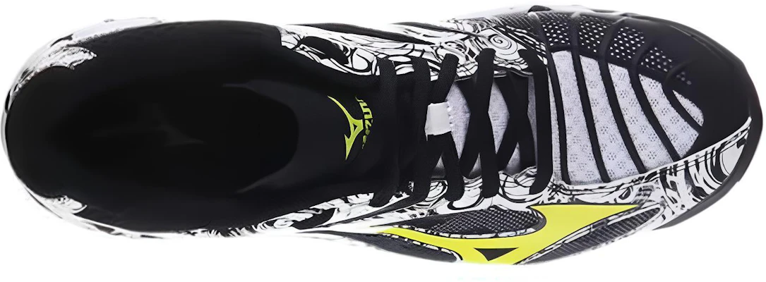 Mizuno Wave Lightning Z3 ''Noir Blanc Jaune'' V1GA170088 Shop Mizuno Wave Lightning Z3 ''Noir Blanc Jaune'' V1GA170088