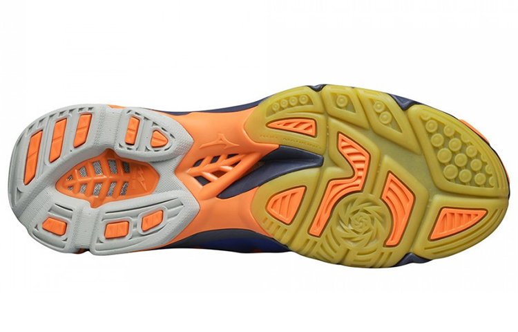 Shop 美津浓 Wave Lightning Z3 '蓝橙配色' V1GA170083