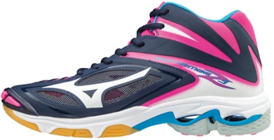 Mizuno Wave Lightning Z3 Mid 'Blue Pink' V1GC170505 Mizuno Wave Lightning Z3 Mid 'Blue Pink' V1GC170505