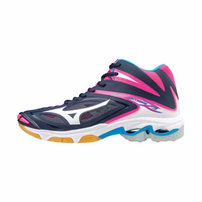 Mizuno Wave Lightning Z3 Mid 'Blue Pink'