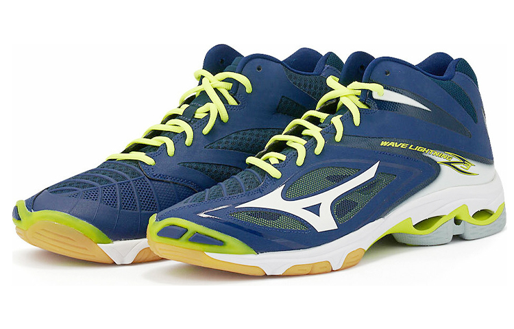 Lookbook Mizuno Wave Lightning Z3 Mid ''Blau Weiß'' V1GA170571