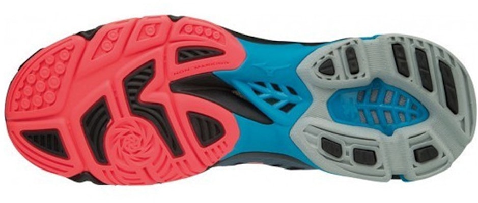 Mizuno Wave Lightning Z4 'Hitam Biru' Sepatu Voli V1GC180565 Lookbook Mizuno Wave Lightning Z4 'Hitam Biru' Sepatu Voli V1GC180565