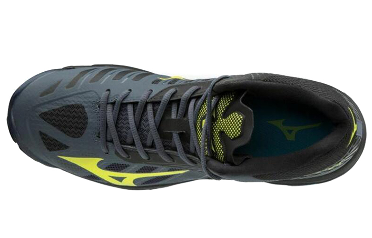 Lookbook Mizuno Wave Lightning Z4 'Negro Amarillo Azul' V1GA180547