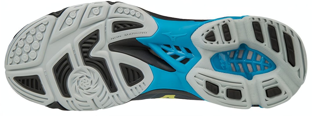 Mizuno Wave Lightning Z4 Low 'Hitam Biru' V1GA180047 Lookbook Mizuno Wave Lightning Z4 Low 'Hitam Biru' V1GA180047