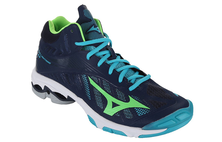 Mizuno Wave Lightning Z4 Mid 'Deep Blue' 圖 2