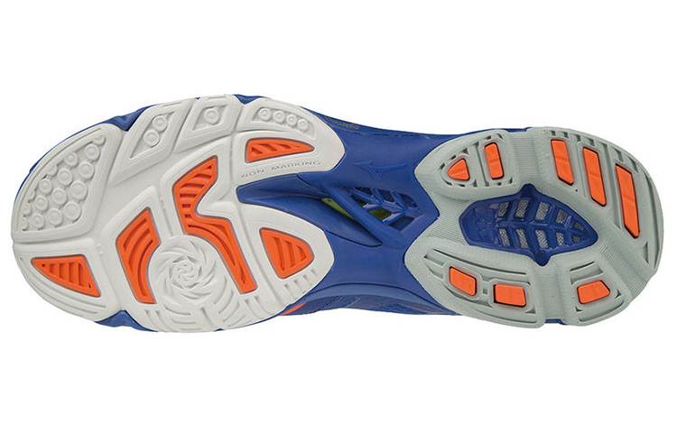 Shop ミズノ ウェーブライトニングZ5 ブルーオレンジ V1GA190500