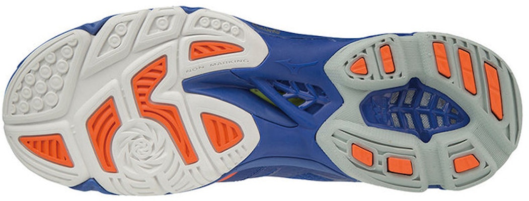 Mizuno Wave Lightning Z5 'Biru Oranye' V1GA190500 Shop Mizuno Wave Lightning Z5 'Biru Oranye' V1GA190500