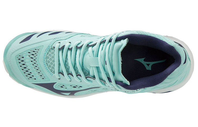 Lookbook Mizuno Wave Lightning Z5 'Biru Putih' V1GC190528