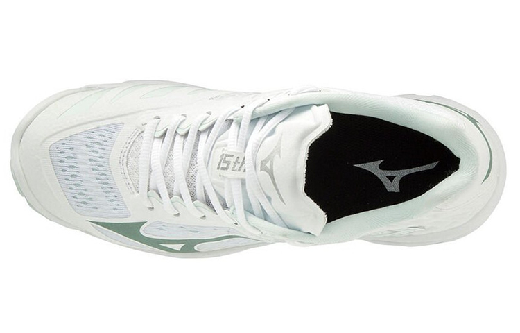 Lookbook Mizuno Wave Lightning Z5 'Blanco Verde' zapatillas deportivas. V1GC190099