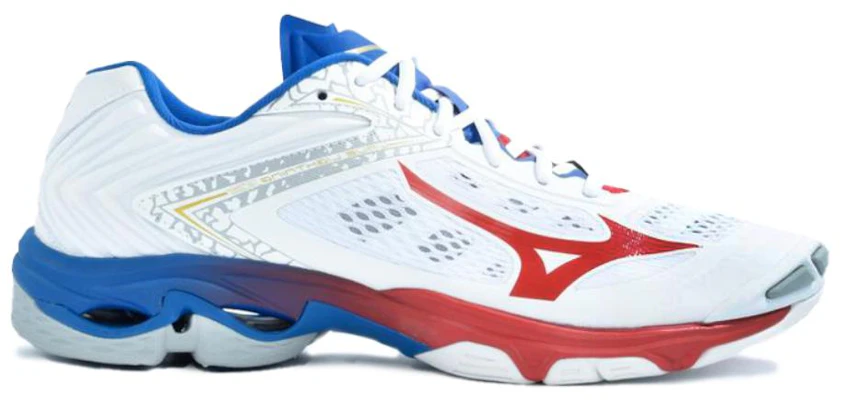 Mizuno Wave Lightning Z5 'White Red Blue' V1GA190061 Order Mizuno Wave Lightning Z5 'White Red Blue' V1GA190061