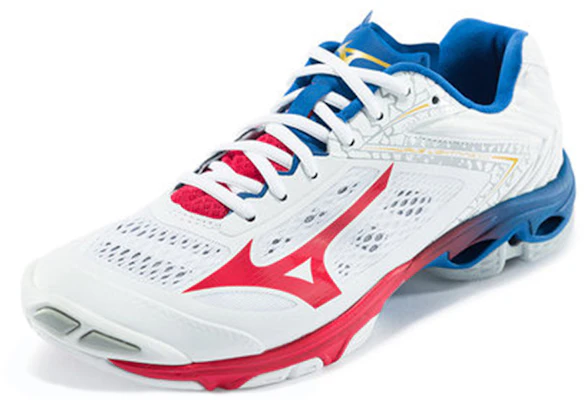 Mizuno Wave Lightning Z5 'White Red Blue' V1GA190061 Lookbook Mizuno Wave Lightning Z5 'White Red Blue' V1GA190061