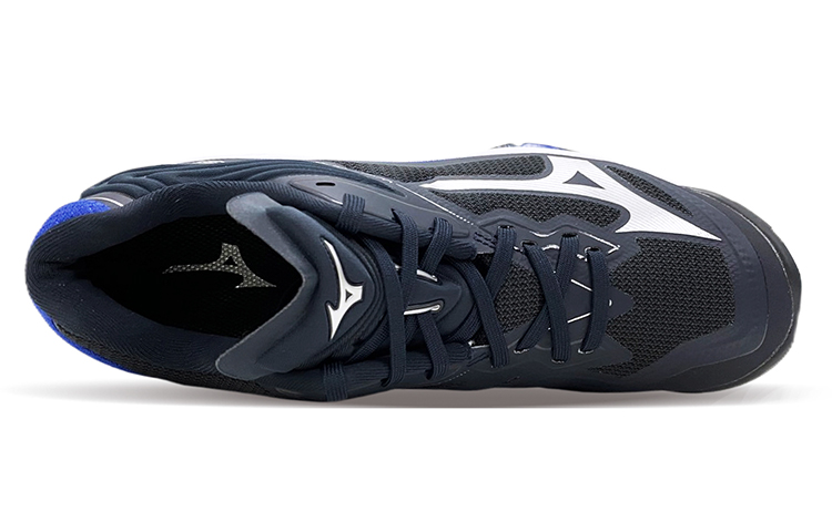 Lookbook Mizuno Wave Lightning Z6 'Hitam Biru' V1GA200002