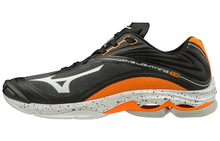 Buy Mizuno Wave Lightning Z6 耐磨防滑排球鞋 黑橘