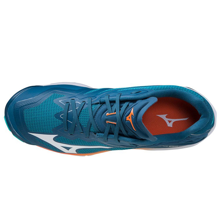 Lookbook Mizuno Wave Lightning Z6 'Biru Putih' V1GA200584