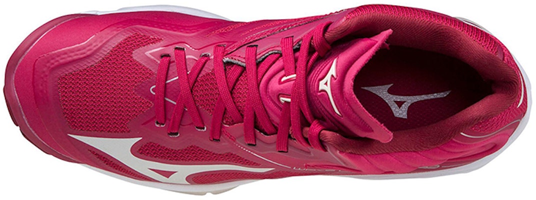 美津濃 Wave Lightning Z6 防滑耐磨 中幫運動排球鞋 男女同款 紅白 Lookbook 美津濃 Wave Lightning Z6 防滑耐磨 中幫運動排球鞋 男女同款 紅白