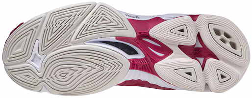 Purchase 美津濃 Wave Lightning Z6 防滑耐磨 中幫運動排球鞋 男女同款 紅白