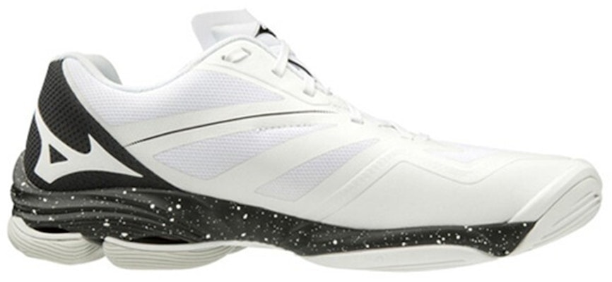 美津濃 Wave Lightning Z6 耐磨防滑排球鞋 男女同款 白黑 Order 美津濃 Wave Lightning Z6 耐磨防滑排球鞋 男女同款 白黑