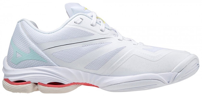 美津浓 Wave Lightning Z6 透氣防滑耐磨排球鞋 男女同款 白黑紅 Order 美津浓 Wave Lightning Z6 透氣防滑耐磨排球鞋 男女同款 白黑紅