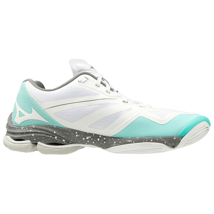 Order Mizuno Wave Lightning Z6 'Putih Hijau' Sepatu Olahraga. V1GC200085