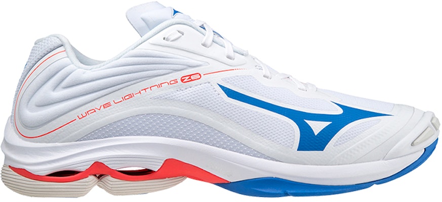 美津濃 Wave Lightning Z6 專業排球鞋 男女同款 白紅 Order 美津濃 Wave Lightning Z6 專業排球鞋 男女同款 白紅