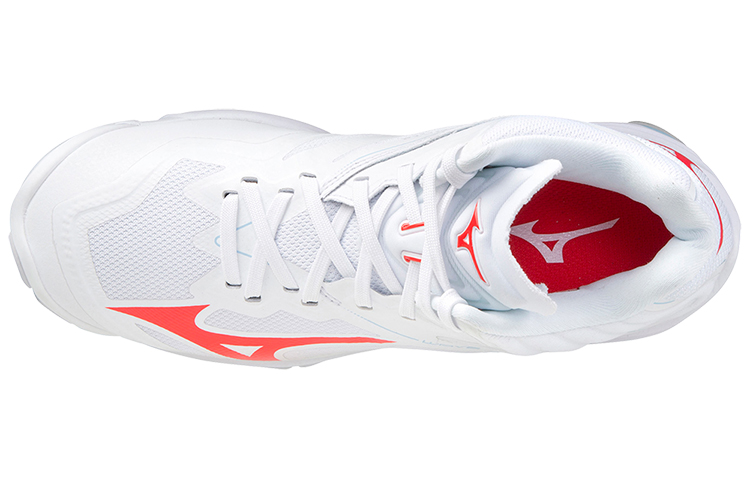 Lookbook 미즈노 웨이브 라이트닝 Z6 '화이트 레드' (Mizuno Wave Lightning Z6 '화이트 레드') V1GC200565