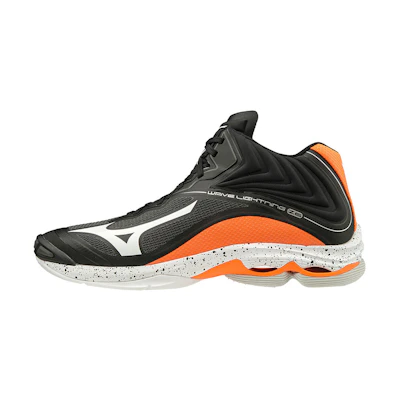 Mizuno Wave Lightning Z6 Mid 'Black Orange'