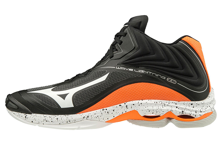 Mizuno Wave Lightning Z6 Mid 'Black Orange' V1GA200553