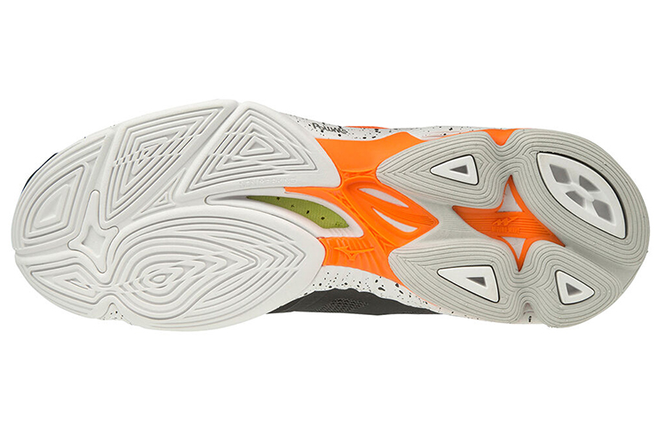 Purchase 美津浓 Wave Lightning Z6 中帮 “黑橙色” V1GA200553
