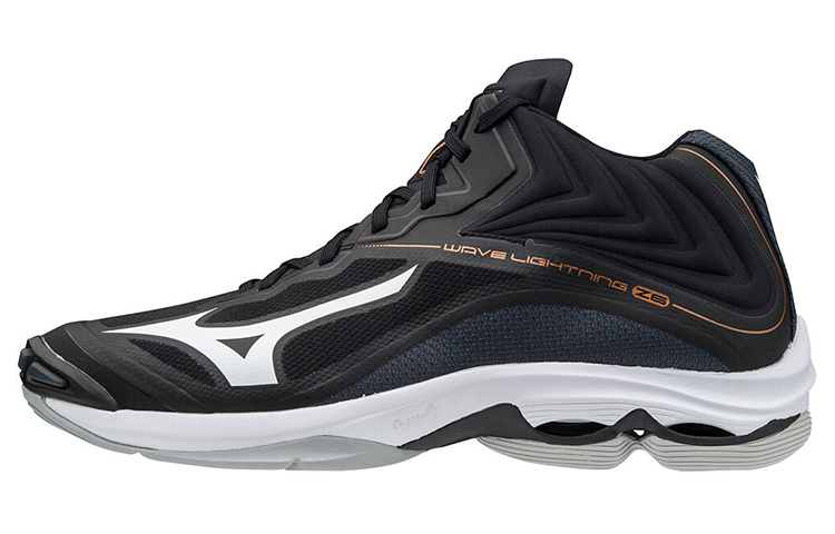 Mizuno Wave Lightning Z6 Mid 'Black White' V1GA200550