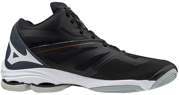 Mizuno Wave Lightning Z6 Mid 'Hitam Putih' V1GA200550 Order Mizuno Wave Lightning Z6 Mid 'Hitam Putih' V1GA200550