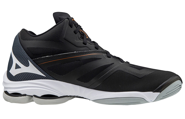 Order Mizuno Wave Lightning Z6 Mid 'Hitam Putih' V1GA200550