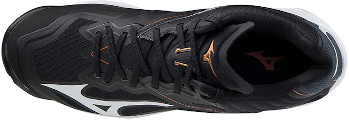 Mizuno Wave Lightning Z6 Mid 'Hitam Putih' V1GA200550 Lookbook Mizuno Wave Lightning Z6 Mid 'Hitam Putih' V1GA200550