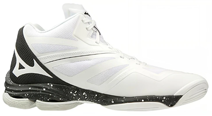 Mizuno Wave Lightning Z6 Mid 'Putih Hitam' V1GA200509 Order Mizuno Wave Lightning Z6 Mid 'Putih Hitam' V1GA200509