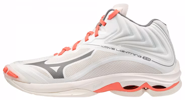 Mizuno Wave Lightning Z6 Mid 'White Orange' V1GC200555 Mizuno Wave Lightning Z6 Mid 'White Orange' V1GC200555