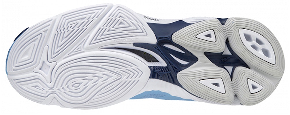 Mizuno Wave Lightning Z6 防滑耐磨 低筒 排球鞋 男女同款 藍白色 Shop Mizuno Wave Lightning Z6 防滑耐磨 低筒 排球鞋 男女同款 藍白色