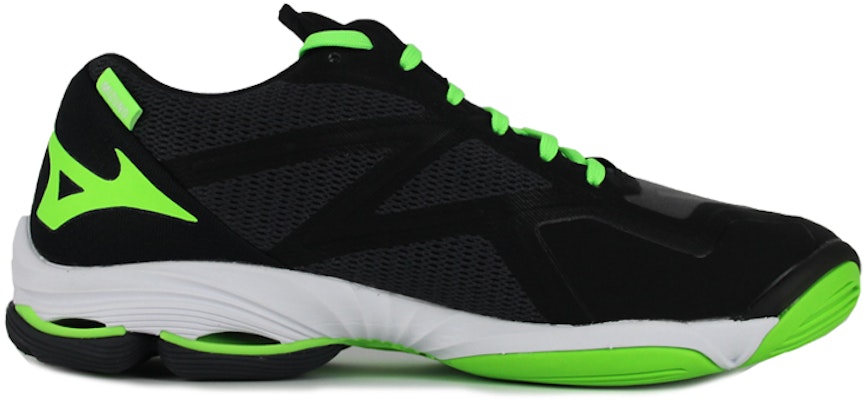 Mizuno Wave Lightning Z7 'Black Fluorescent Green' V1GA220037 Order Mizuno Wave Lightning Z7 'Black Fluorescent Green' V1GA220037
