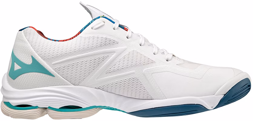 Mizuno Wave Lightning Z7 排球鞋 男女皆宜 白紅綠 Order Mizuno Wave Lightning Z7 排球鞋 男女皆宜 白紅綠
