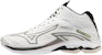 Kasut Bola Tampar Mizuno Wave Lightning Z7 Mid 'Putih Hitam Kelabu' V1GA225009