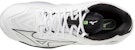 Kasut Bola Tampar Mizuno Wave Lightning Z7 Mid 'Putih Hitam Kelabu' V1GA225009