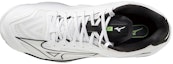 Lookbook Kasut Bola Tampar Mizuno Wave Lightning Z7 Mid 'Putih Hitam Kelabu' V1GA225009