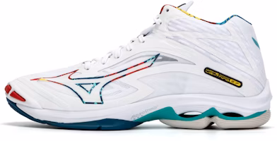 Mizuno Wave Lightning Z7 Mid 'White' V1GA225048 Mizuno Wave Lightning Z7 Mid 'White' V1GA225048