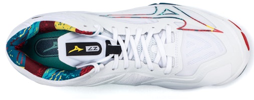 Mizuno Wave Lightning Z7 Mid 'Putih' V1GA225048 Shop Mizuno Wave Lightning Z7 Mid 'Putih' V1GA225048