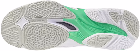 Purchase Mizuno Wave Lightning Z8 ''Weiß Schwarz Gefrorenes Smaragd'' V1GA240016