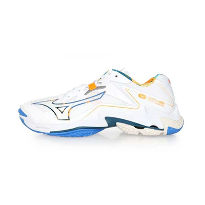Mizuno Wave Lightning Z8 'White Moroccan Blue'